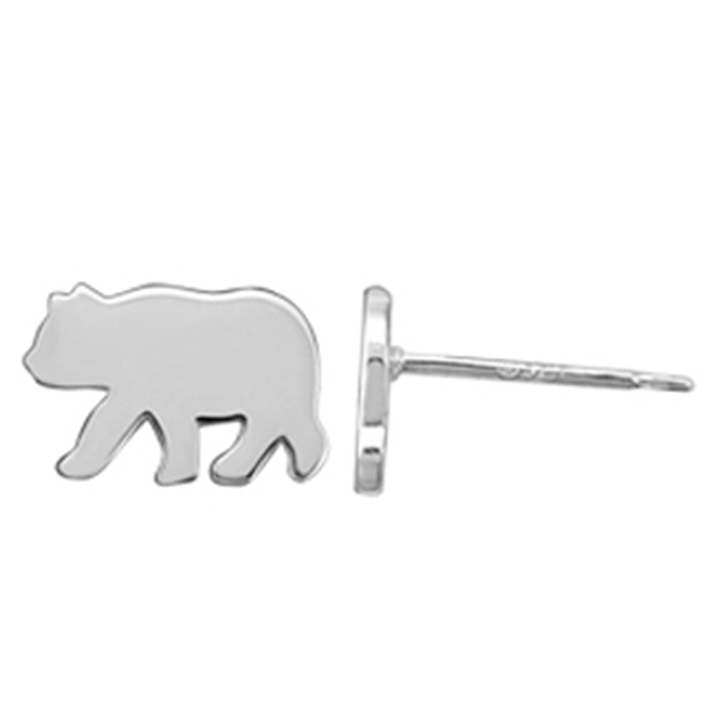 Boma, Sterling Silver, Earring, Bear